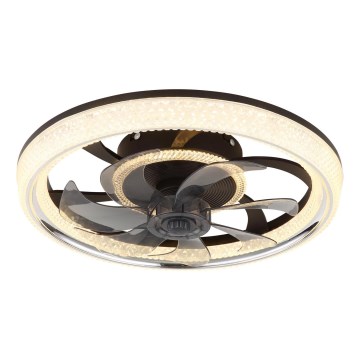 Globo - LED prigušiva plafonski ventilator LED/30W/230V 2700-6000K + daljinski upravljač