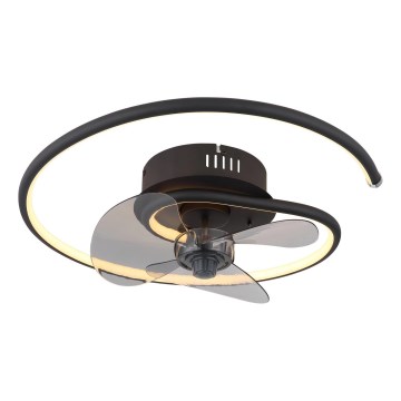Globo - LED prigušiva plafonski ventilator LED/30W/230V 2700-6500K + daljinski upravljač