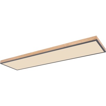 Globo - LED prigušiva plafonsko svetlo LED/36W/230V 2700-6500K braon/siva + daljinski upravljač