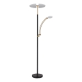 Globo - LED prigušiva podna lampa LED/40W/230V + LED/5,5W 2700/4000/6000K crna