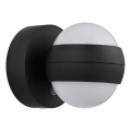 Globo - LED prigušiva punjiva dodirna zidna svetiljka LED/1,4W/5V 1800 mAh crna