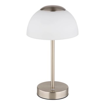 Globo - LED prigušiva punjiva stona lampa LED/2,5W/5V 1800mAh 2700K/4000K/6500K mat hrom