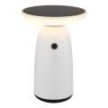 Globo - LED prigušiva solarna dodirna lampa LED/10W/230V IP54 bela