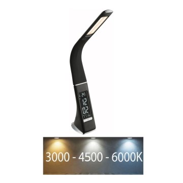 Globo - LED prigušiva stona lampa sa dodirom i displejem LED/6,5W/230V 3000/4500/5800K crna