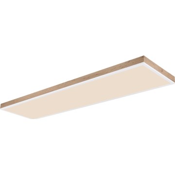 Globo - LED prigušiva stropna svetiljka LED/36W/230V 2700-6500K braon/bela + daljinski upravljač