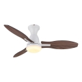 Globo - LED prigušiva stropni ventilator LED/22W/230V 3000/4500/6000K + daljinski upravljač