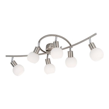 Globo - LED prislonjen plafonski luster 6xE14/5W/230V
