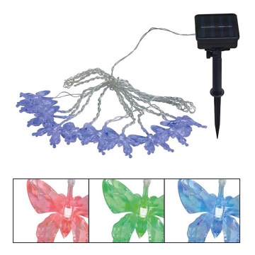 Globo - LED RGB dekorativna girlanda 10xLED/0,06W/3,2V 470 cm IP44