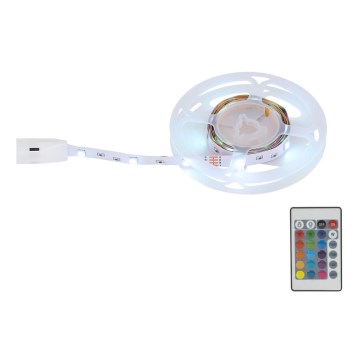 Globo - LED RGB prigušiva traka LED/6W/230V 1m + daljinski upravljač