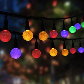 Globo - LED RGB solarna girlanda 20xLED/0,06W/3V 770 cm IP44