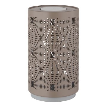 Globo - LED RGB stona lampa na dodir, punjiva, LED/1W/5V, 500 mAh, braon