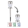 Globo - LED RGBW solarna svetiljka 2 u 1 LED/0,06W/3V IP44