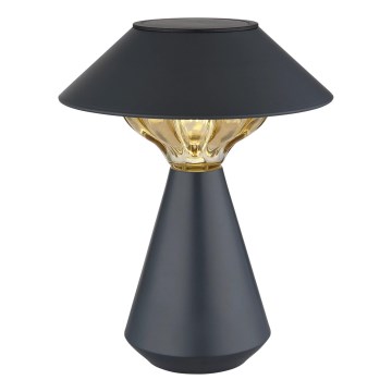 Globo - LED solarna lampa 10xLED/0,06W/1,2V IP44 600 mAh crna