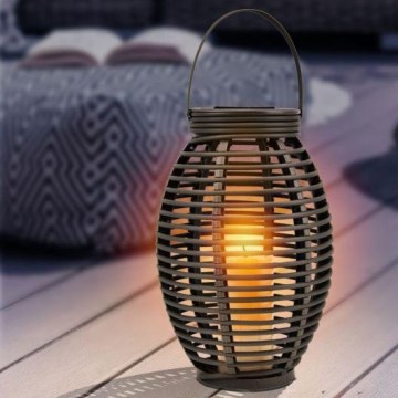 Globo - LED solarna svetiljka LED/0,06W/3,2V IP44 200 mAh ratan