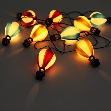 Globo - LED solarni lanac 9xLED/0,06W/3V 390 cm IP44