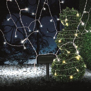 Globo - LED solarni niz 20 m 120xLED/2,4V 2xAAA IP44 600 mAh