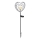 Globo - LED solarno svetlo LED/3V IP44 300 mAh, srebrno srce
