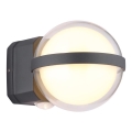 Globo - LED spoljašnje zidno svetlo LED/12W/230V IP54 crno
