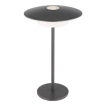 Globo - LED spoljna punjiva dodirna stona lampa LED/3W/3,7V 1800/2700/3000K IP44 1800 mAh siva