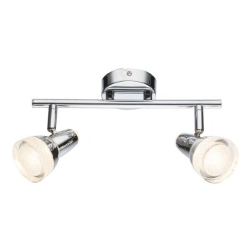 Globo - LED spot svetiljka 2xLED/4W/230V sjajni hrom