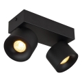 Globo - LED spot svetiljka 2xLED/6W/230V crna