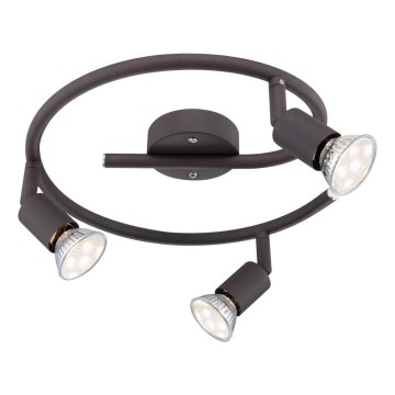 Globo - LED spot svetiljka 3xGU10/3W/230V crna