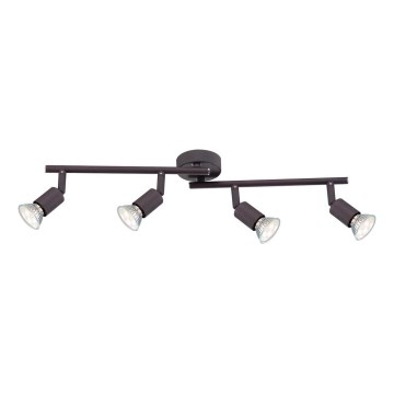 Globo - LED spot svetiljka 4xGU10/3W/230V crna