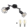 Globo - LED spot svetlo 2xE14/6W/230V crna