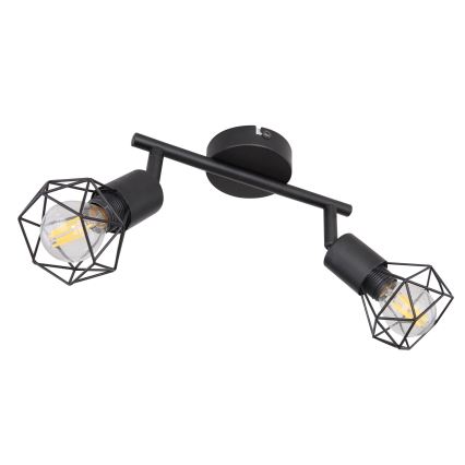 Globo - LED spot svetlo 2xE14/6W/230V crna