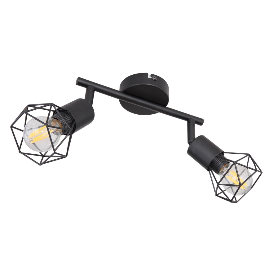 Globo - LED spot svetlo 2xE14/6W/230V crna