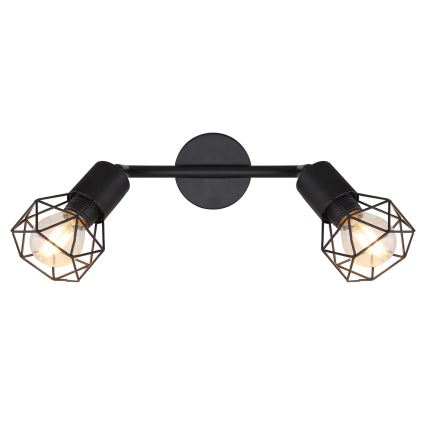 Globo - LED spot svetlo 2xE14/6W/230V crna