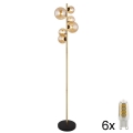 Globo - LED stojeća lampa 6xG9/3W/230V mesing