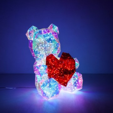 Globo - LED stoni ukras u poklon pakovanju LED/6W/5V USB medo