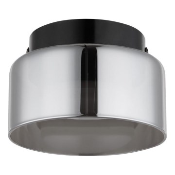 Globo - LED stropna svetiljka 1xGX53/6W/230V prečnik 13 cm dimljena/crna