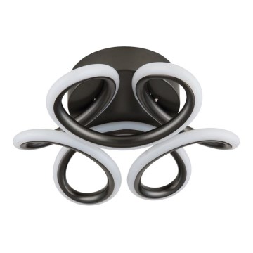 Globo - LED stropna svetiljka LED/24W/230V 2700/4000/6000K prečnik 26 cm crna