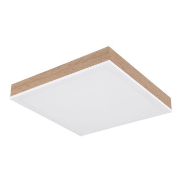 Globo - LED stropno svetlo LED/12W/230V 30x30 cm braon