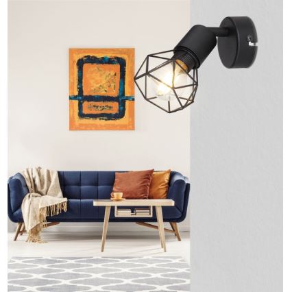 Globo - LED zidno spot svetlo 1xE14/6W/230V crno