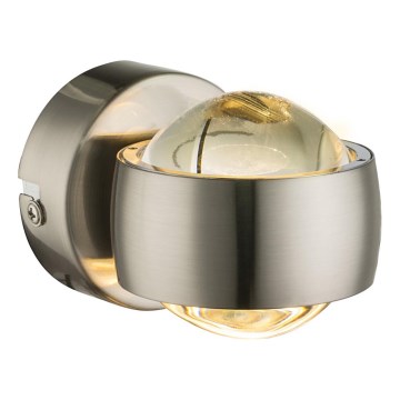 Globo - LED zidno svetlo LED/7W/230V 3000K matni hrom