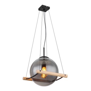 Globo - Luster na lanku 1xE27/15W/230V kaučukovac