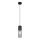 Globo - Luster na sajli 1xE27/25W/230V prečnik 10,5 cm crni