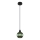 Globo - Luster na sajli 1xE27/25W/230V Ø 15 cm zelene boje