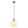 Globo - Luster na sajli 1xE27/40W/230V prečnik 24 cm bela/antracit