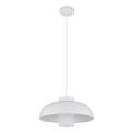 Globo - Luster na sajli 1xE27/60W/230V bela
