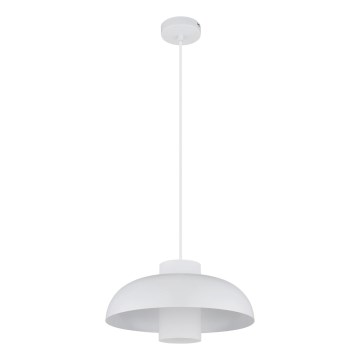 Globo - Luster na sajli 1xE27/60W/230V bela