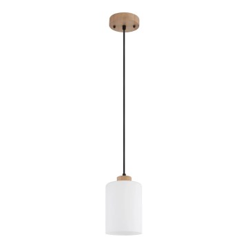 Globo - Luster na sajli 1xE27/60W/230V bež/bela