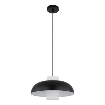 Globo - Luster na sajli 1xE27/60W/230V crna
