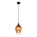Globo - Luster na sajli 1xE27/60W/230V prečnik 18 cm u boji bakra