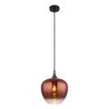 Globo - Luster na sajli 1xE27/60W/230V, prečnik 24 cm, bakarni