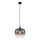 Globo - Luster na sajli 1xE27/60W/230V, prečnik 29 cm, crne boje