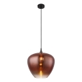 Globo - Luster na sajli 1xE27/60W/230V prečnik 40 cm bakrena